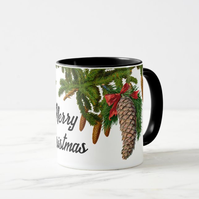 Taza Cono de árbol de Navidad Mug (Anverso derecho)