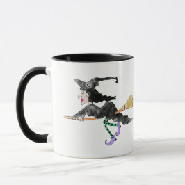Taza conocida de encargo de Halloween de la bruja