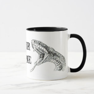 Taza conocida de encargo de la víbora