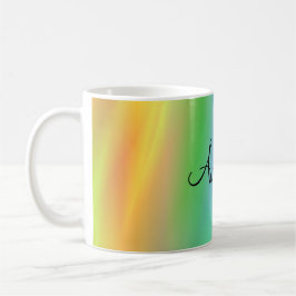 Taza conocida del arco iris