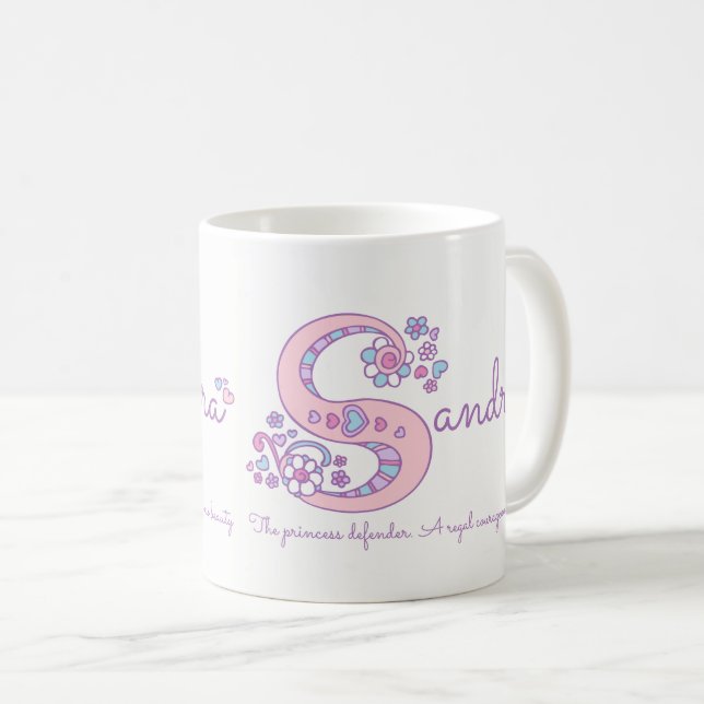 Taza conocida del monograma de la flor S del (Anverso derecho)