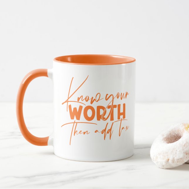 Taza Conozca su Valiosa Inspiradora Cita Motivacional (Con donut)