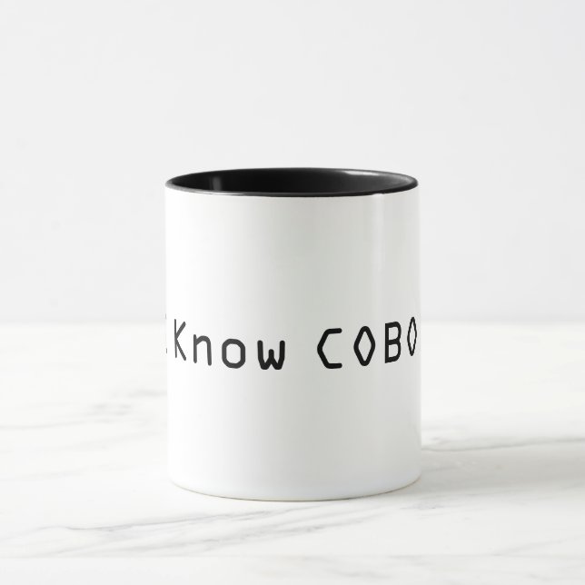 Taza Conozco Cobol Mug (Centro)