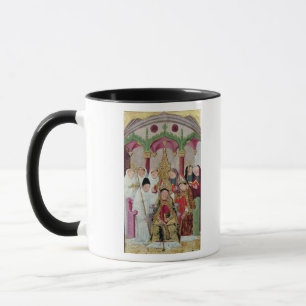 Taza Consagración de un obispo, escuela valenciana