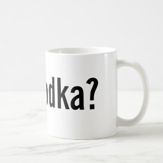 Taza conseguida de la vodka