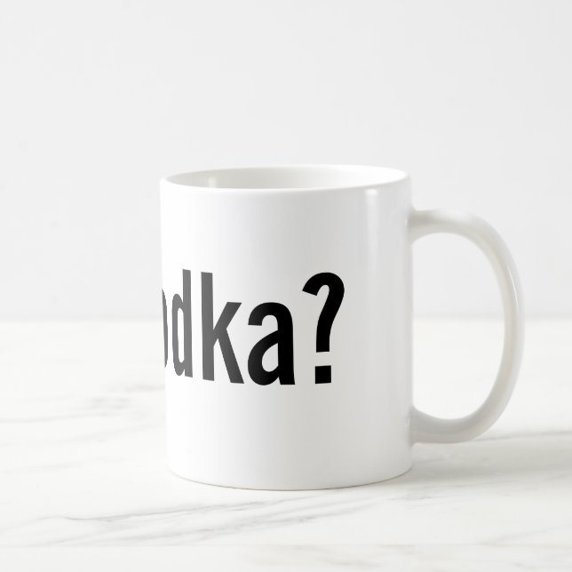 Taza conseguida de la vodka (Derecha)