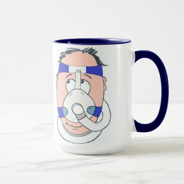 Taza conseguida del usuario del sueño CPAP (Derecha)