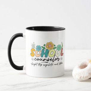 Taza Consejero Escolar Está Bien Detente Regula y Escuc