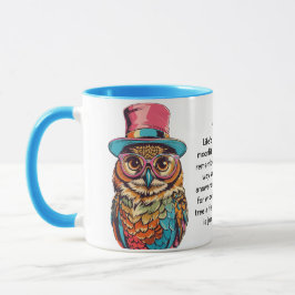 Taza Consejos divertidos de un búho