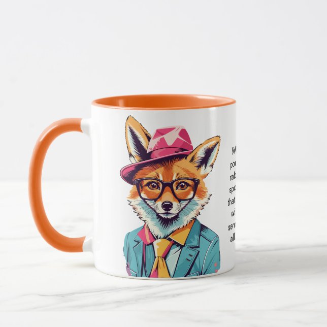 Taza Consejos divertidos de un Zorro (Izquierda)