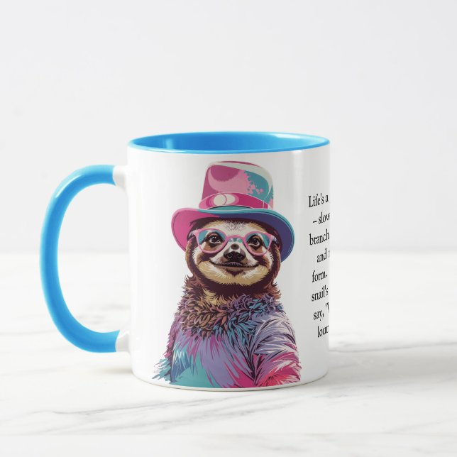 Taza Consejos divertidos de una Sloth (Izquierda)