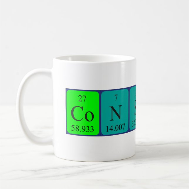 Taza constante del nombre de la tabla periódica (Izquierda)