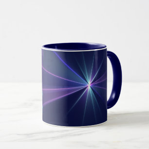 Taza Constelación, Arte Fractal de Fantasía Abstracta