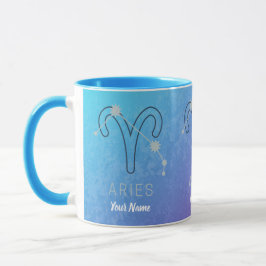 Taza Constelación de Aries Zodiac Star Sign Horoscope