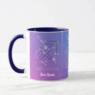 Taza Constelación de Estrella Sagittarius Zodiac Horosc