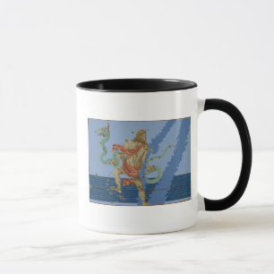 Taza Constelación de grupo de Ophiuchus, de 'Uranometr