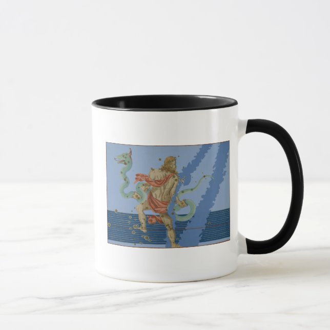 Taza Constelación de grupo de Ophiuchus, de 'Uranometri (Derecha)