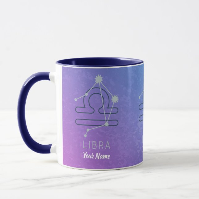 Taza Constelación de la estrella libra zodiac de la est (Izquierda)