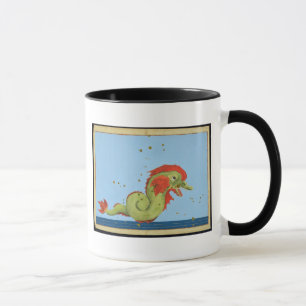 Taza Constelación de Piscis, de "Uranometria" por Joh