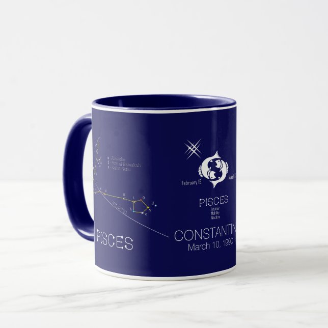 Taza Constelación de Zodiac (Anverso izquierdo)