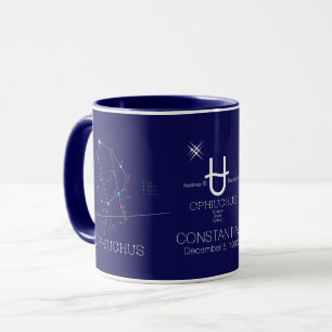 Taza Constelación de Zodiac Ophiuchus