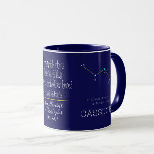 Taza Constelación del hemisferio norte Cassioipeia