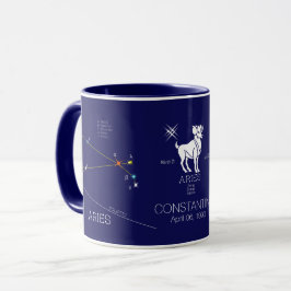 Taza Constelación zodiacal Aries