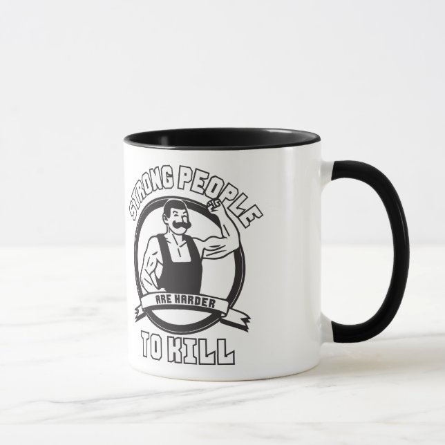Taza Construcción De Cuerpos - Es Difícil Matar A Perso (Derecha)