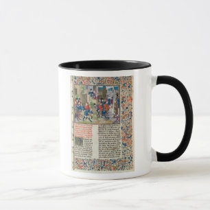Taza Construcción de las fundaciones del monasterio