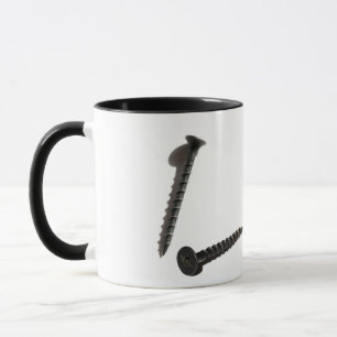 Taza Construcción del constructor de tornillos negros a