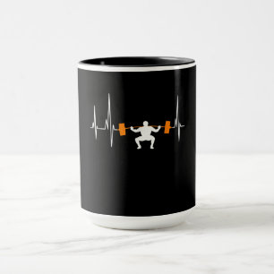 Taza Construcción del cuerpo de latido de barbería de e