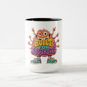 Taza Construido para la Absurdez – Dibujos Animados Div