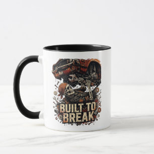 Taza Construido para Romper Esqueleto de Mecánico Ropa
