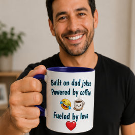 Taza Construido Sobre Chistes de Papá