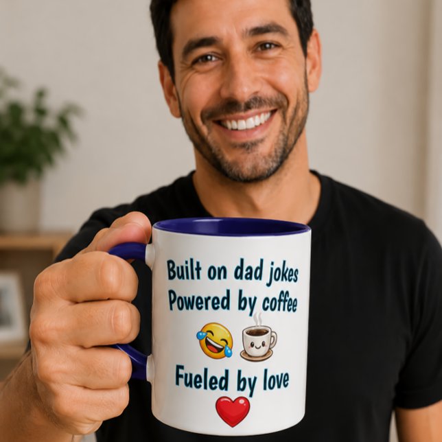 Taza Construido Sobre Chistes de Papá (Subido por el creador)