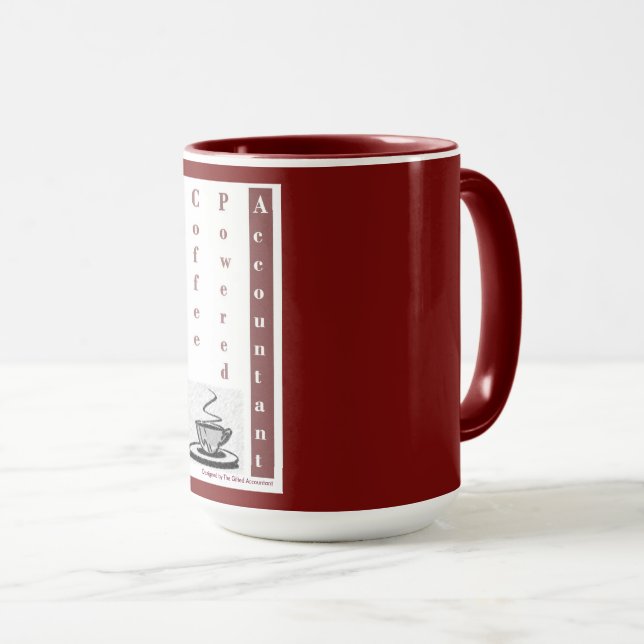 Taza "Contador con Café" Mug (Anverso derecho)
