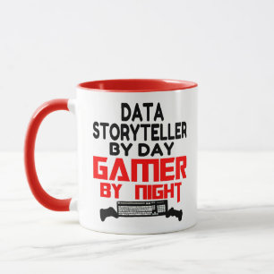 Taza Contador de datos de gamer