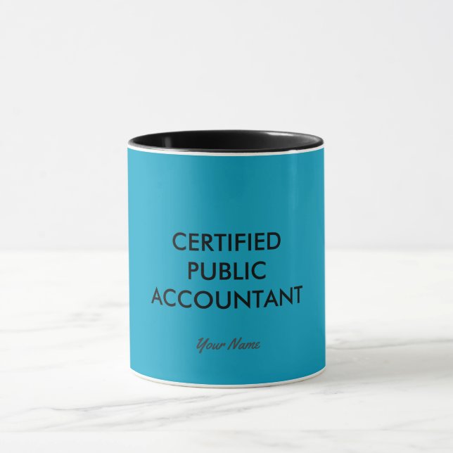 Taza "Contador público certificado" (Centro)