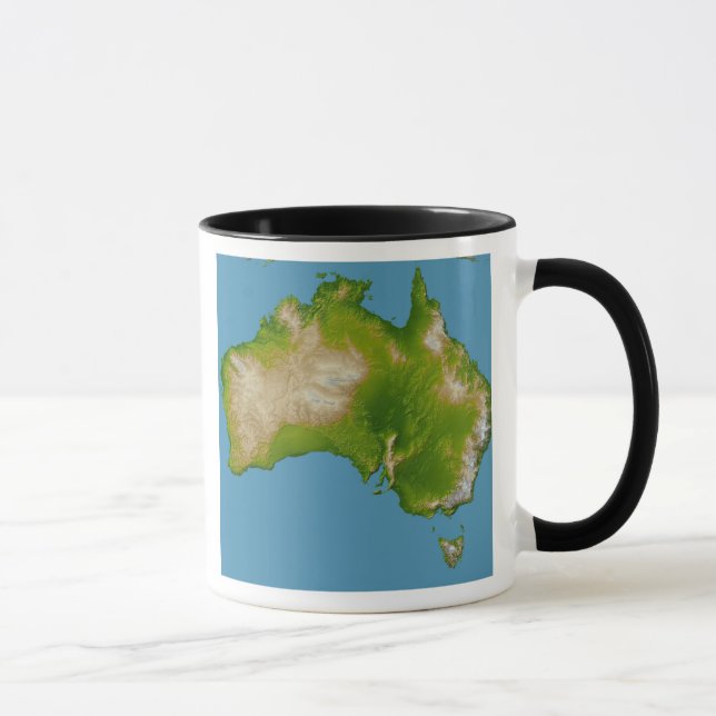 Taza Continente de Australia (Derecha)