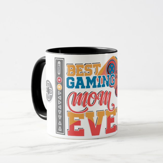 Taza Contra Cheat Código mejor juego café de mamá (Anverso izquierdo)