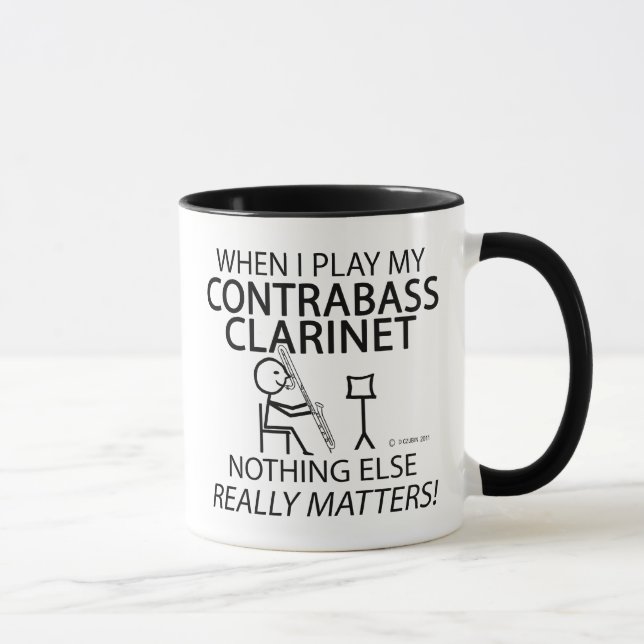 Taza Contrabass Clarinet Nada más importa (Derecha)