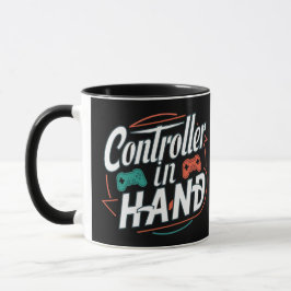 Taza Contralor en mano, gamers mugs