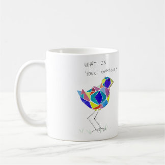 Taza contrariedad del pájaro