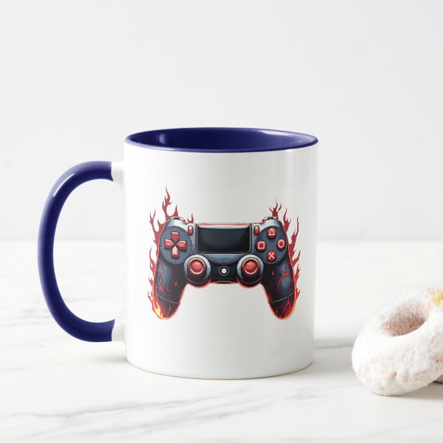 Taza Controlador de juego de inflamación para los jugad (Con donut)