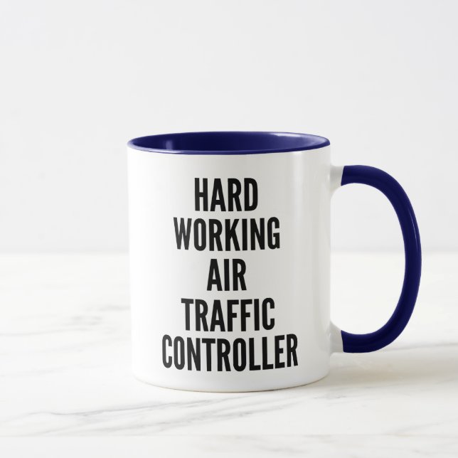 Taza Controlador de tráfico aéreo de trabajo duro (Derecha)