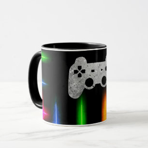 Taza Controlador de videojuegos para jugador con colore