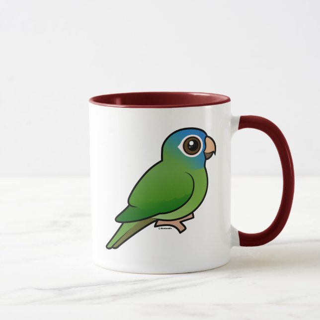 Taza Conure Azul-coronado (Derecha)