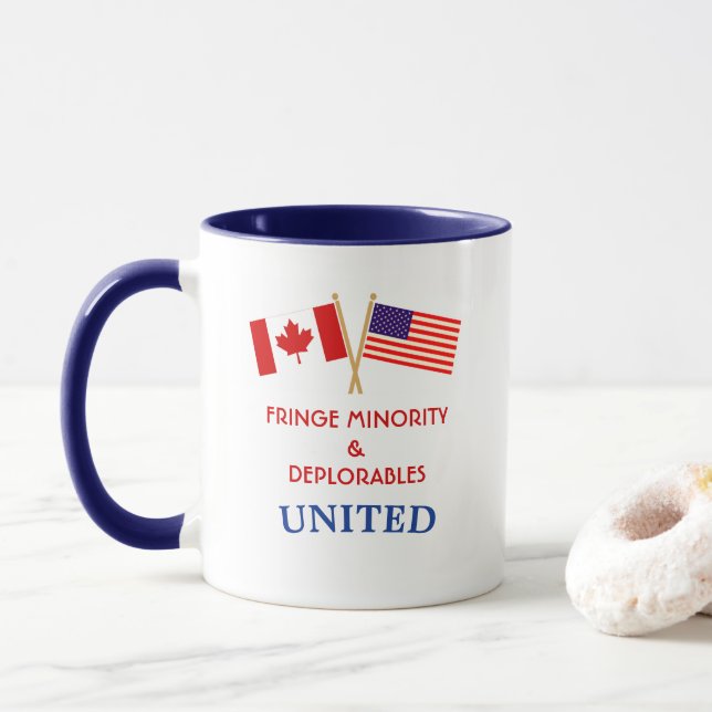 Taza Convoy de Libertad Mug USA Canadá (Con donut)