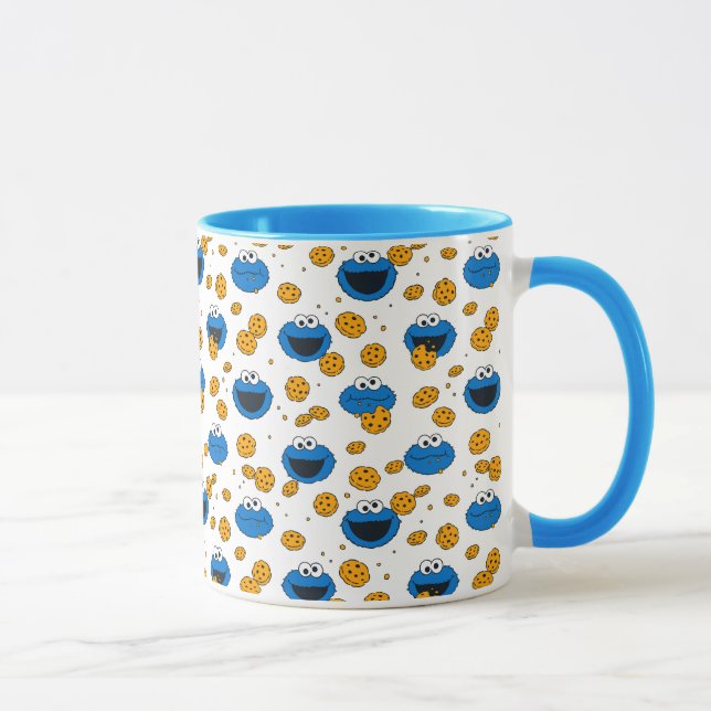 Taza Cookie Monster | C es para patrón de galleta (Derecha)