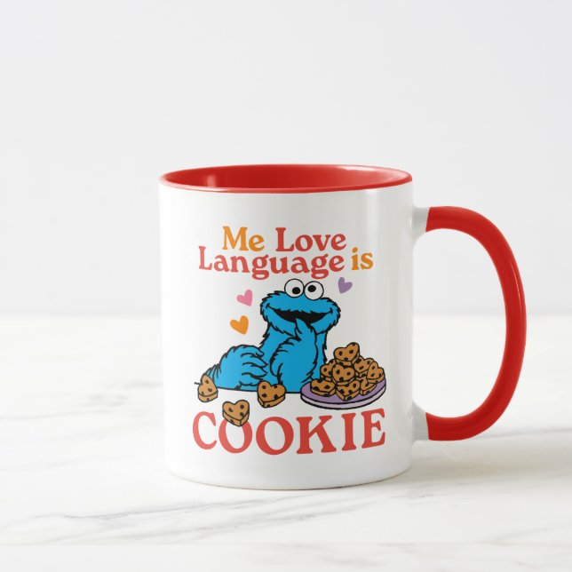 Taza Cookie Monster | Cita el día de San Valentín (Derecha)